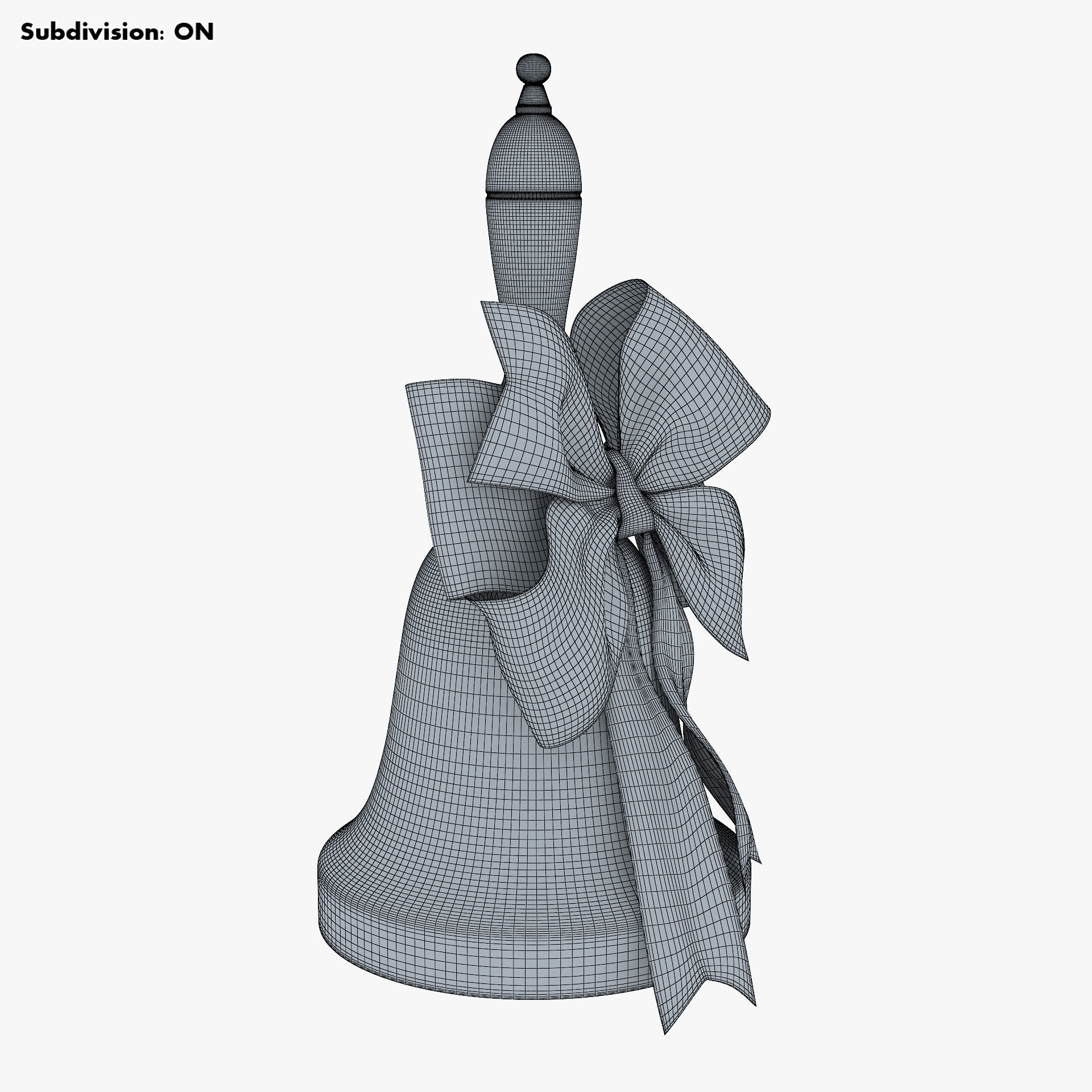 Christmas Bell v 1 3D model_17