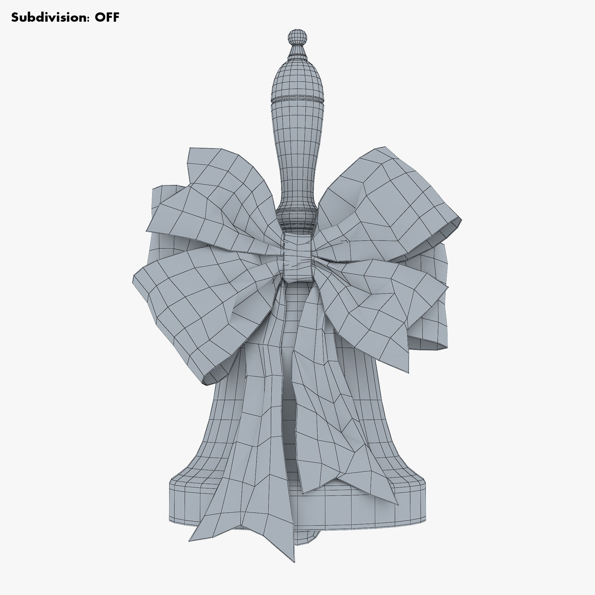 Christmas Bell v 1 3D model_12