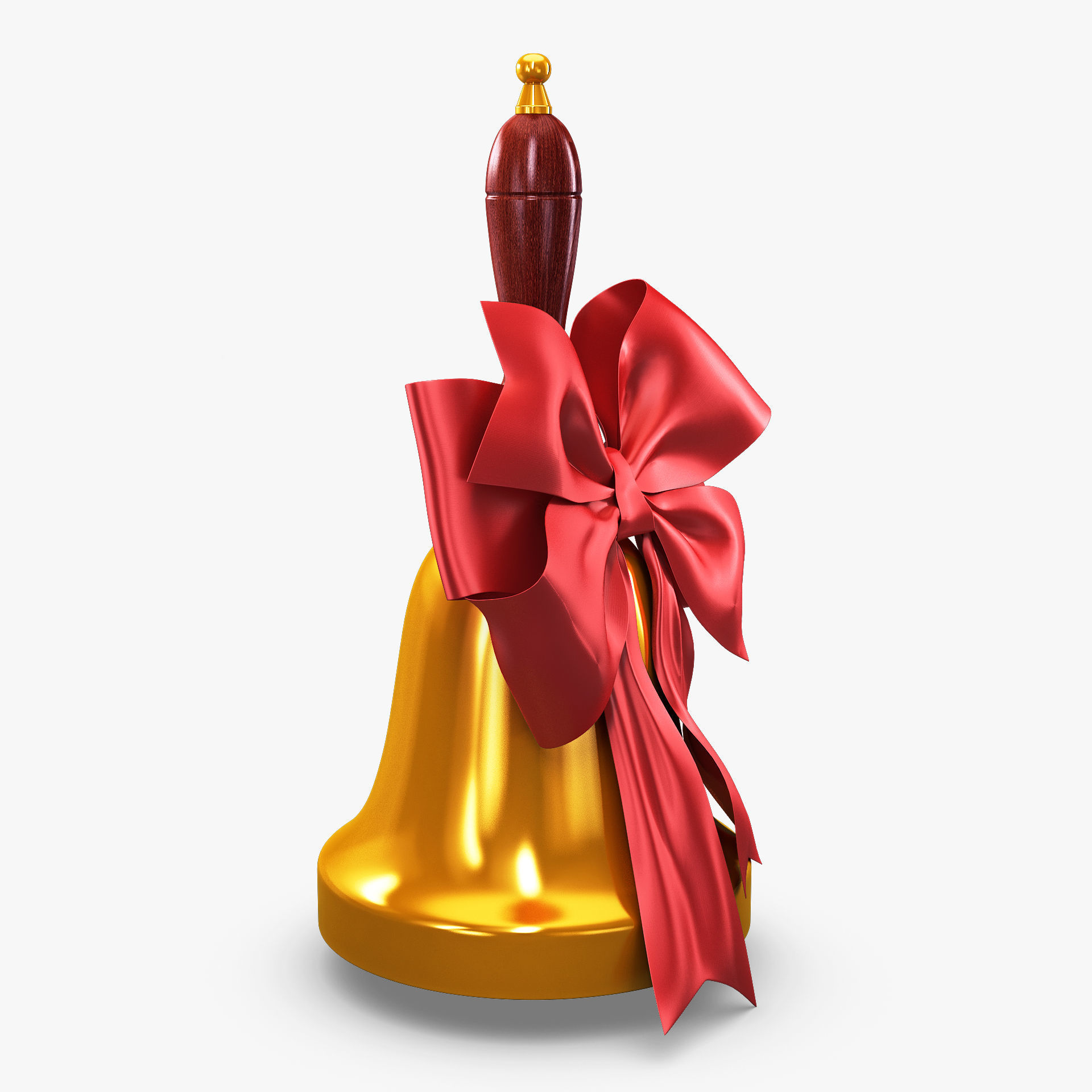 Christmas Bell v 1 3D model_4