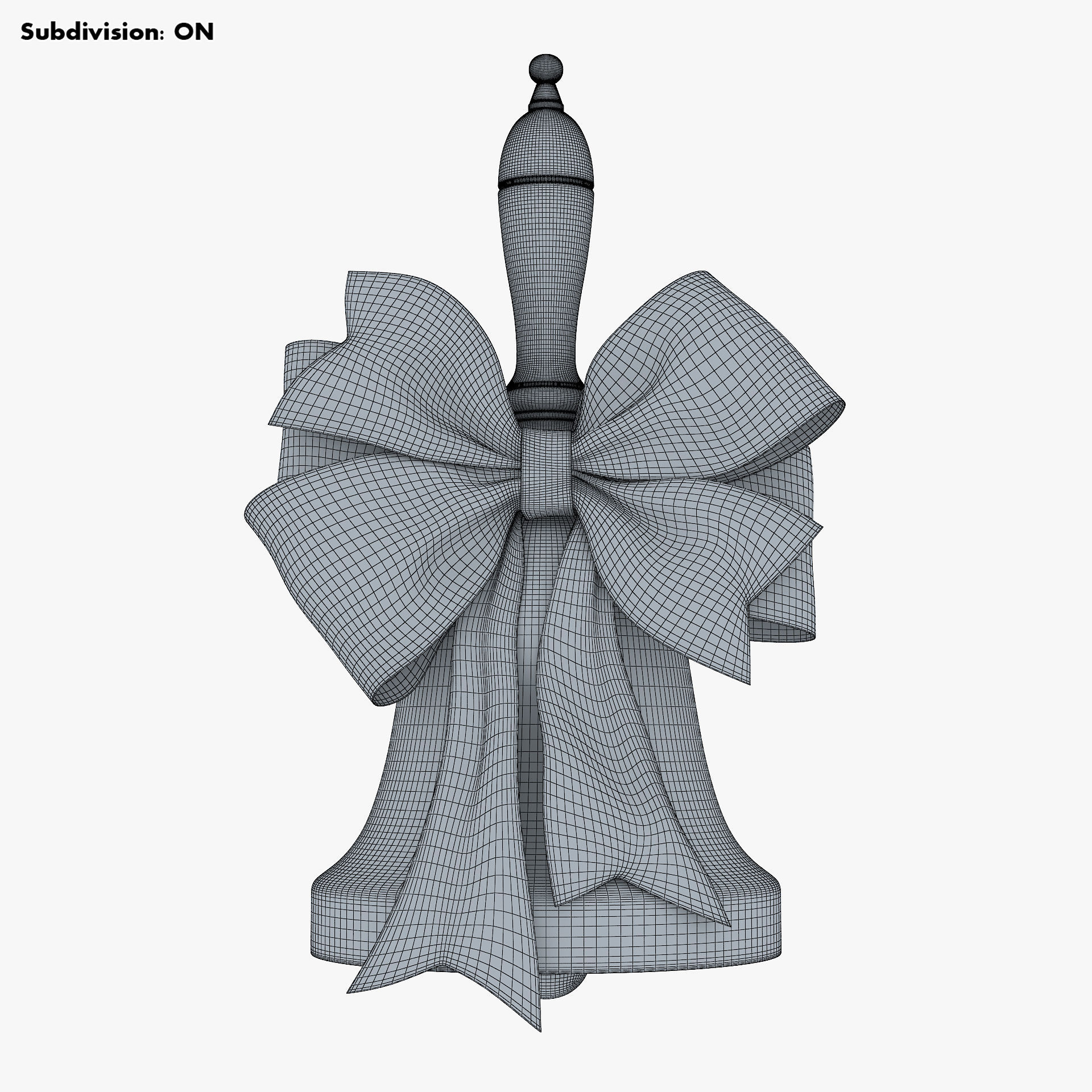 Christmas Bell v 1 3D model_11
