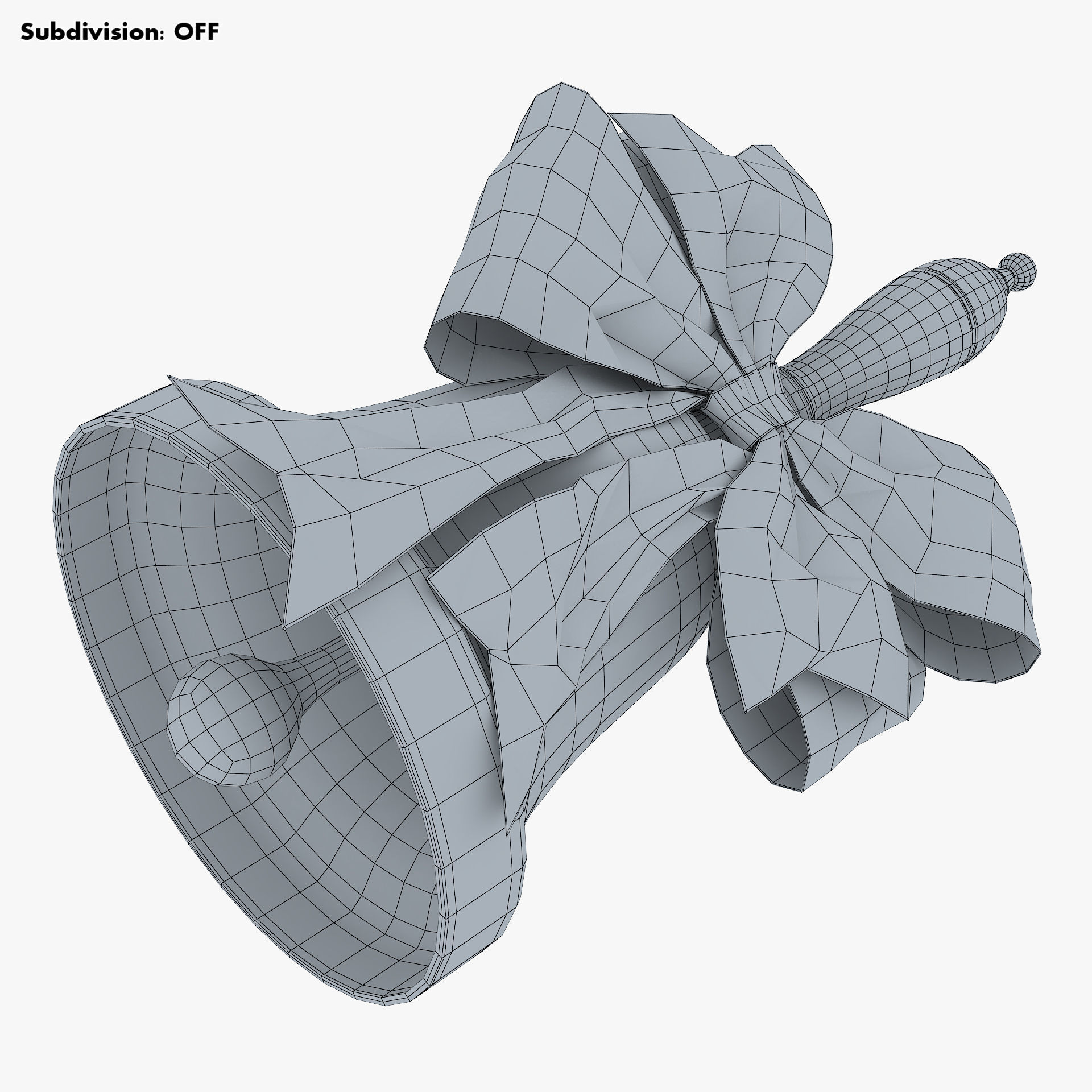 Christmas Bell v 1 3D model_22