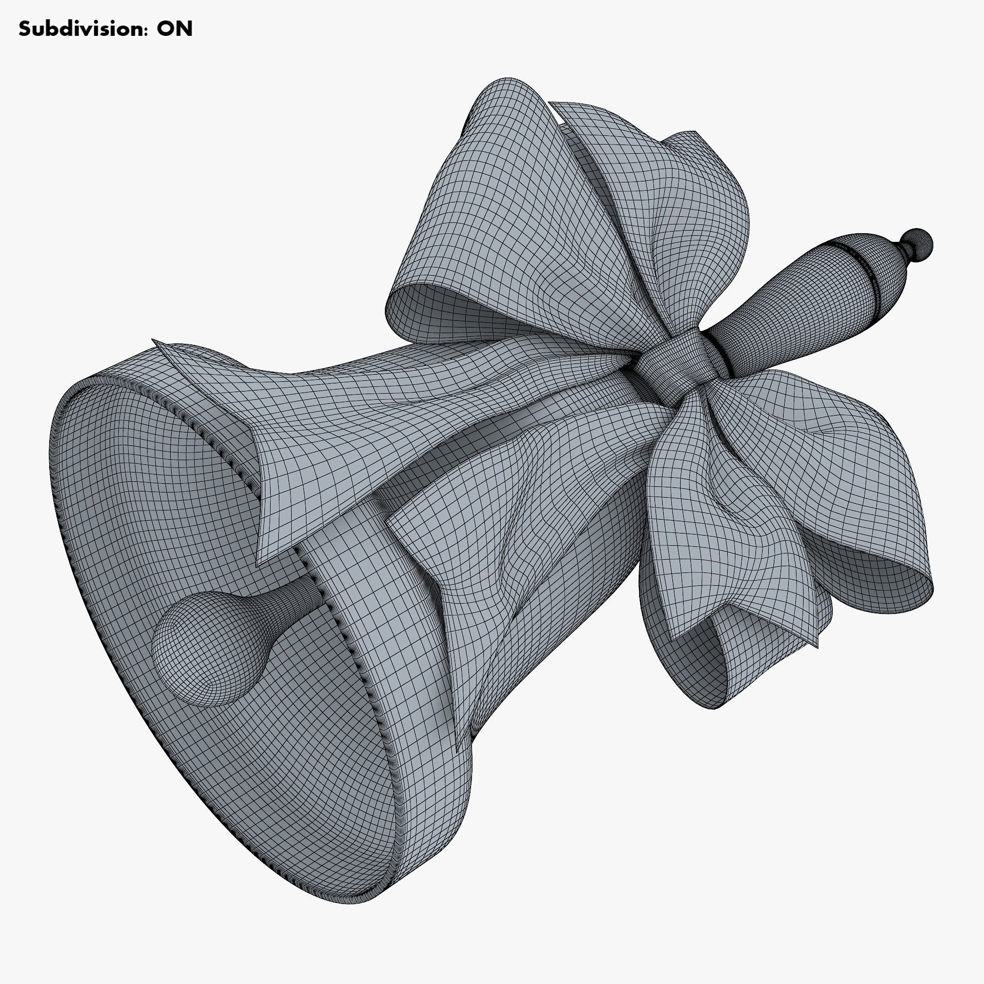 Christmas Bell v 1 3D model_21
