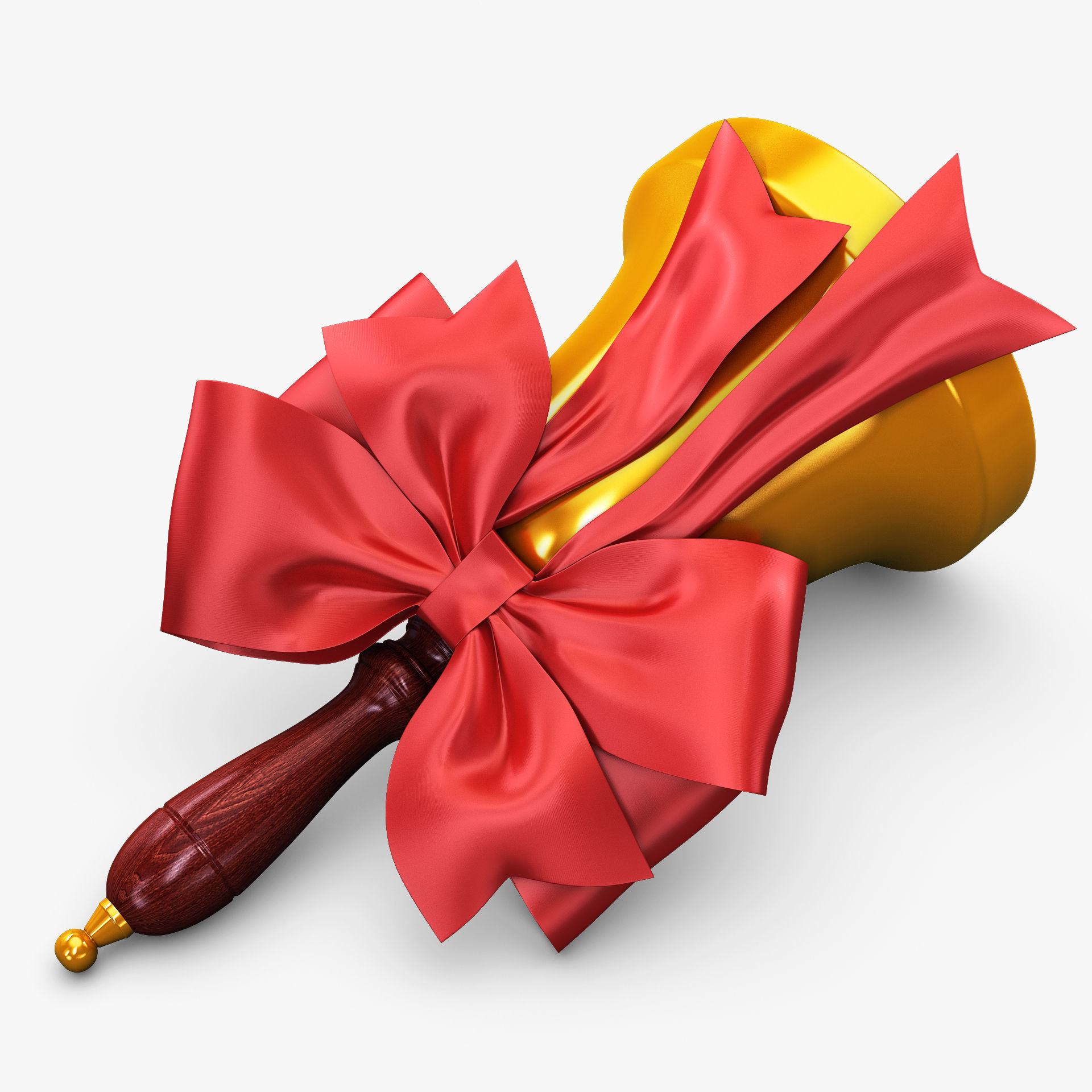 Christmas Bell v 1 3D model_5