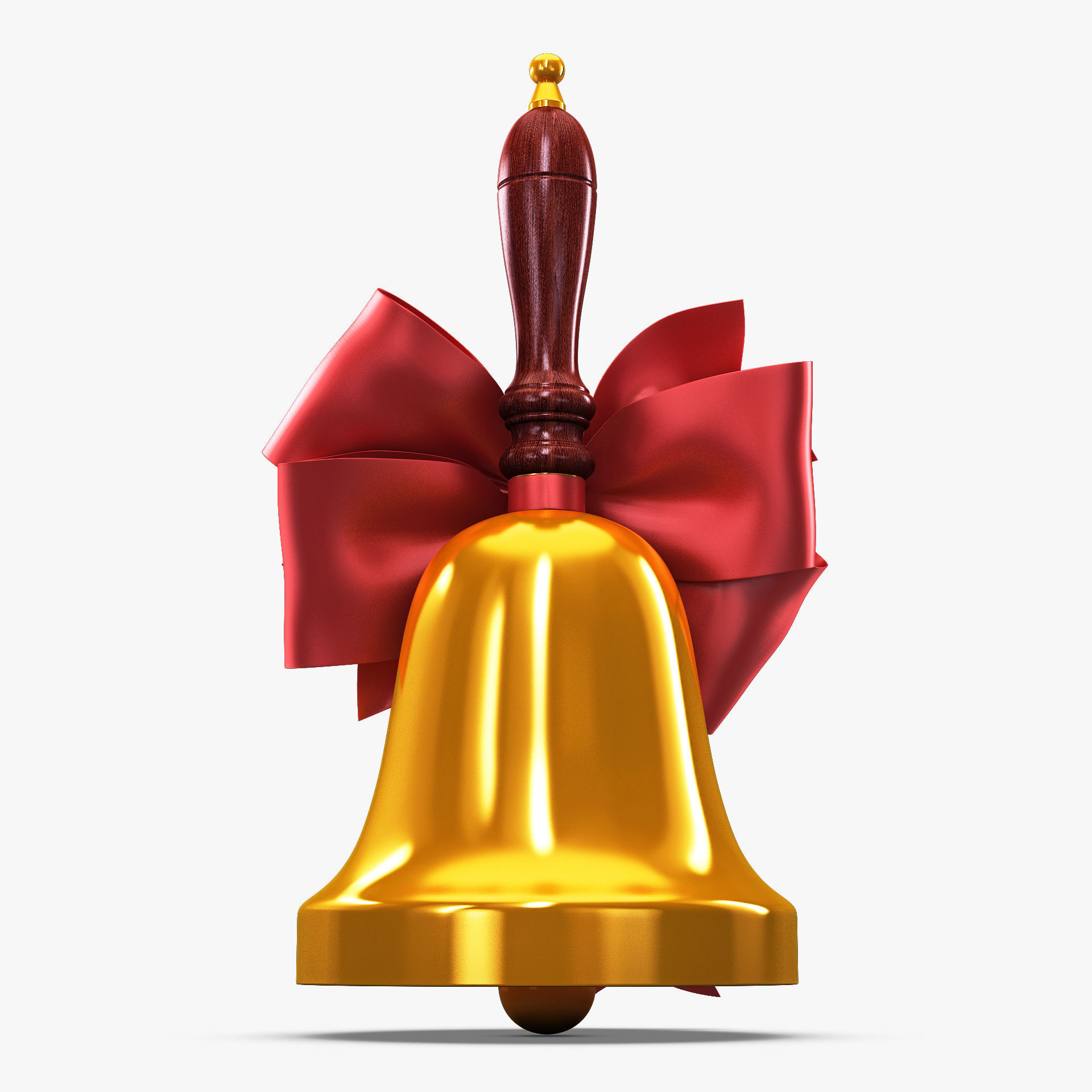 Christmas Bell v 1 3D model_2