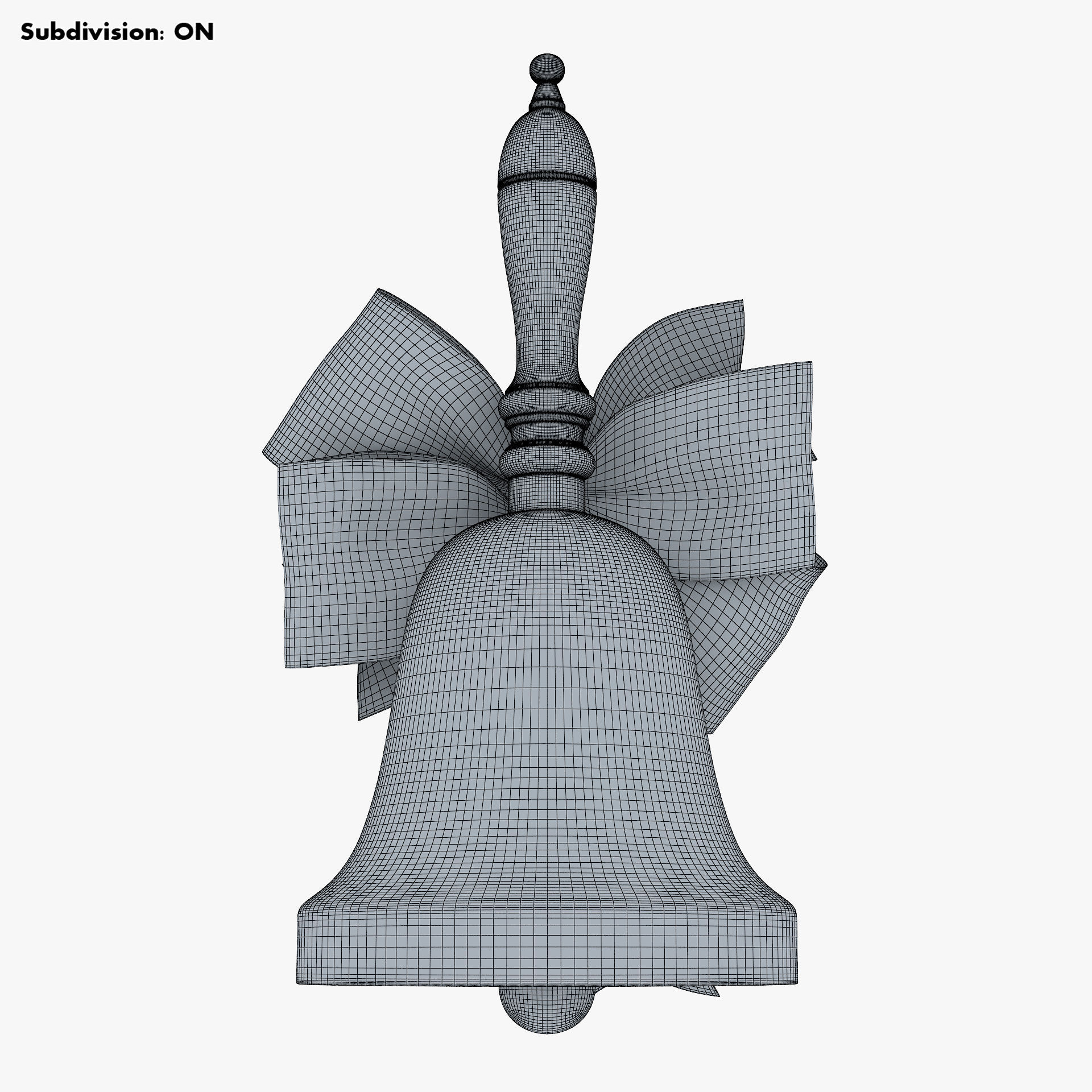 Christmas Bell v 1 3D model_13