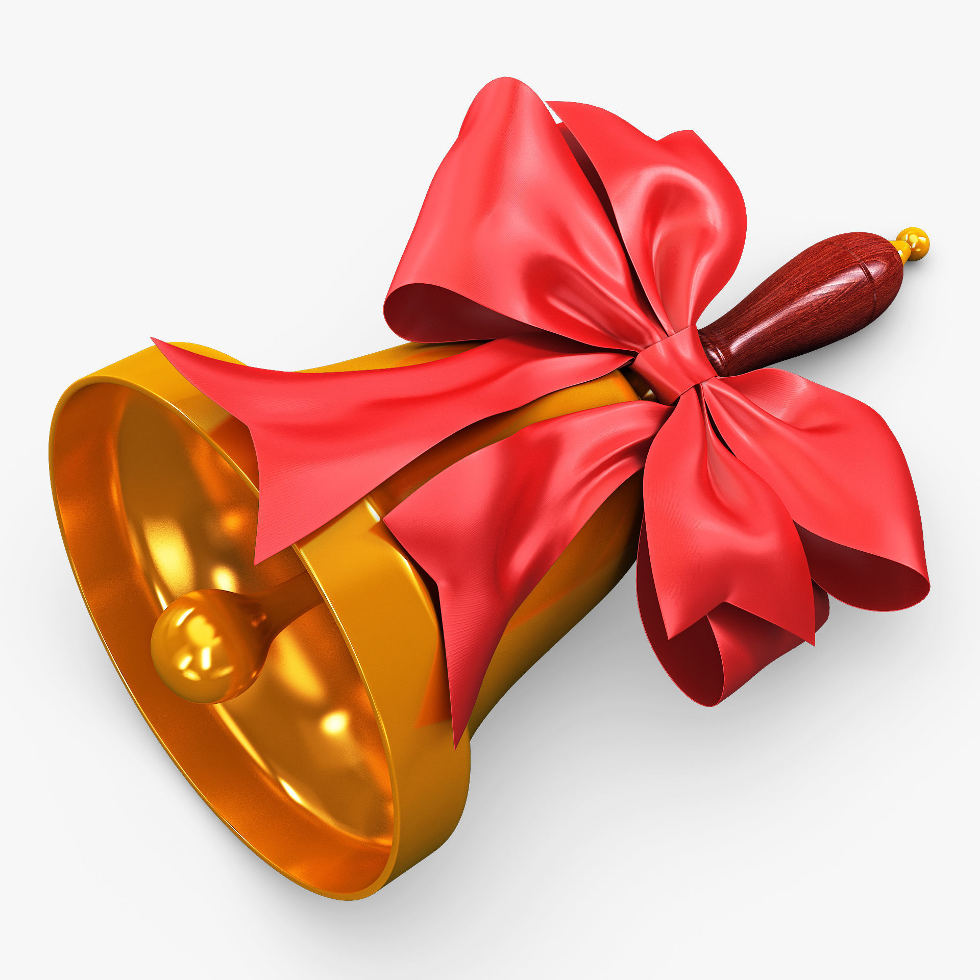 Christmas Bell v 1 3D model_6