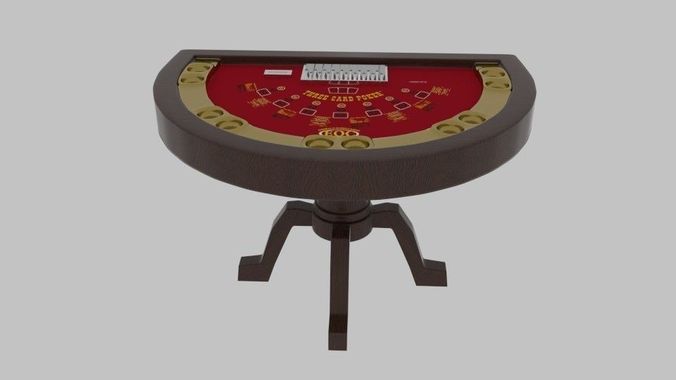 Three Card Table 3D model