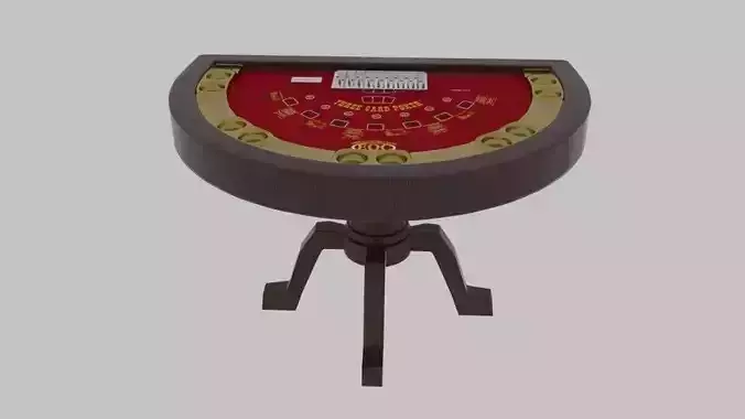 Three Card Table 3D model