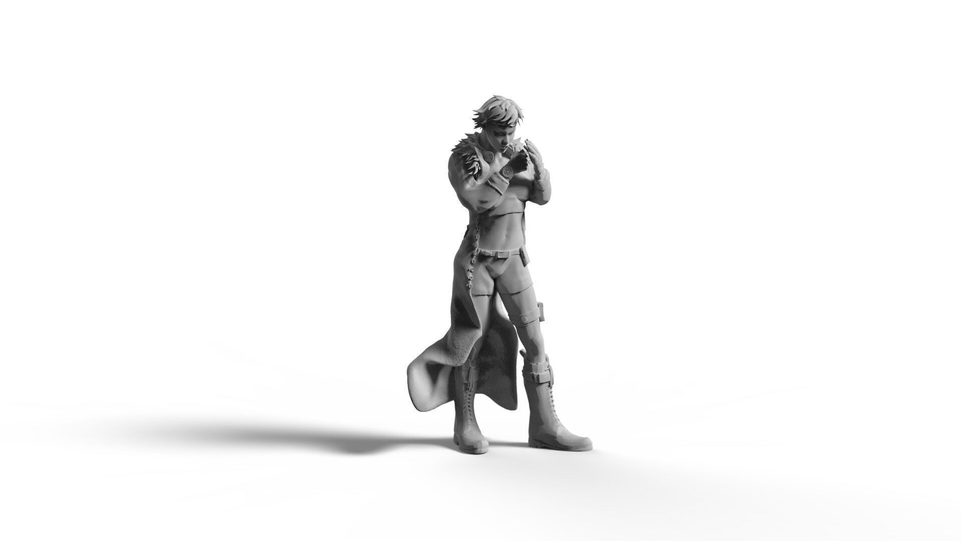 Female Character- Mercenary Natalija 3D print model_2