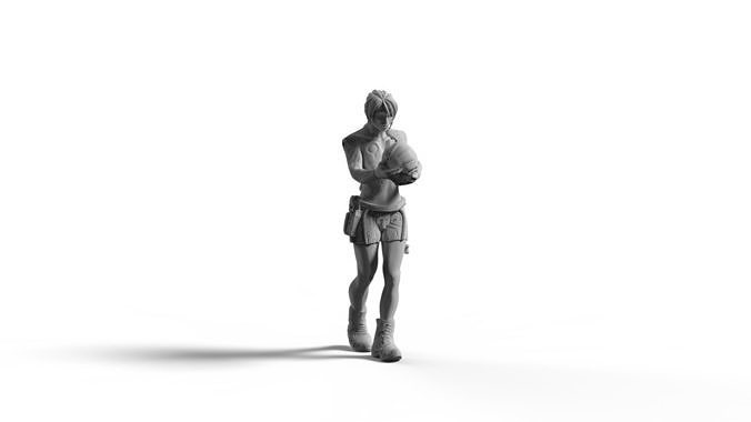 Female Character- Pilot Yari 3D print model