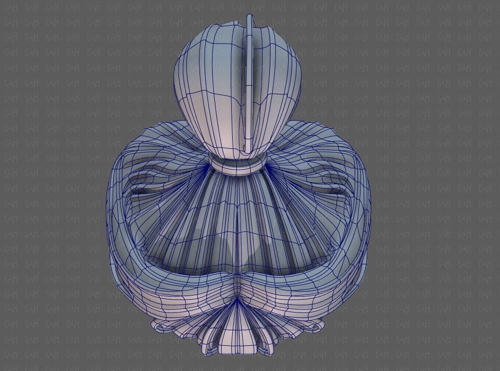 3D Hair style for girl V88 Low-poly 3D model_34