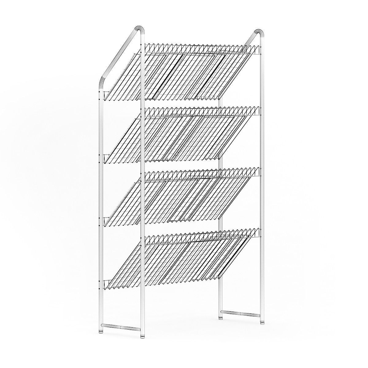 Market Stand with Magazines 4 3D model_7