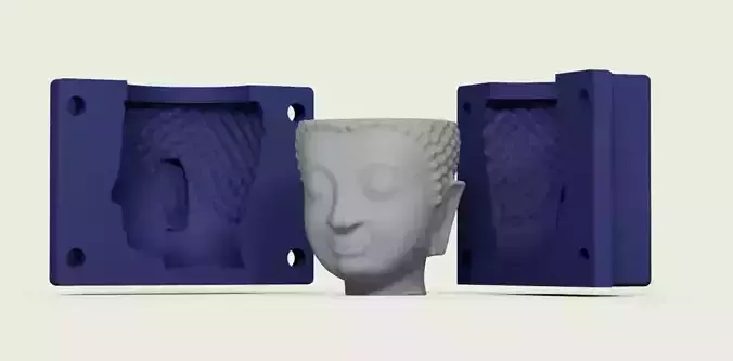 Matriz Maceta cemento  3D print model