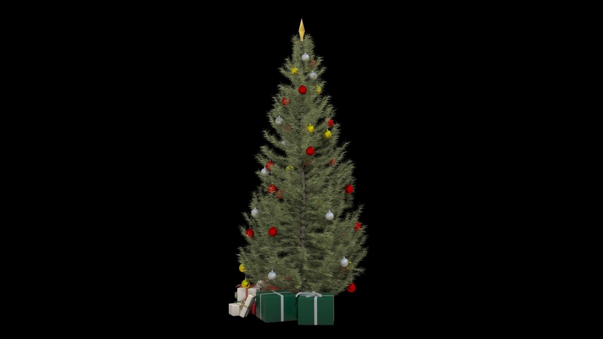 Christmas Tree 3D model_8
