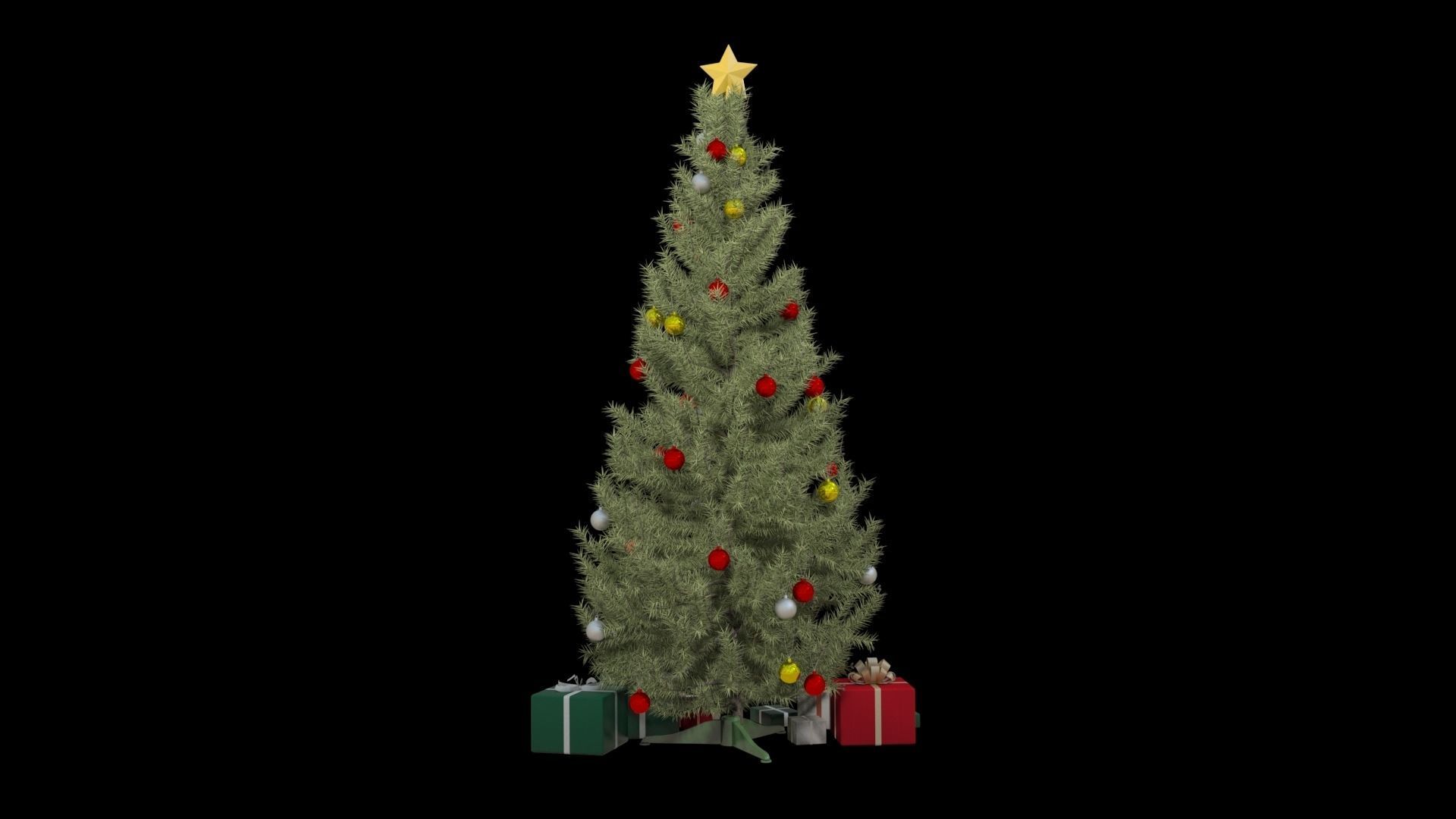 Christmas Tree 3D model_7