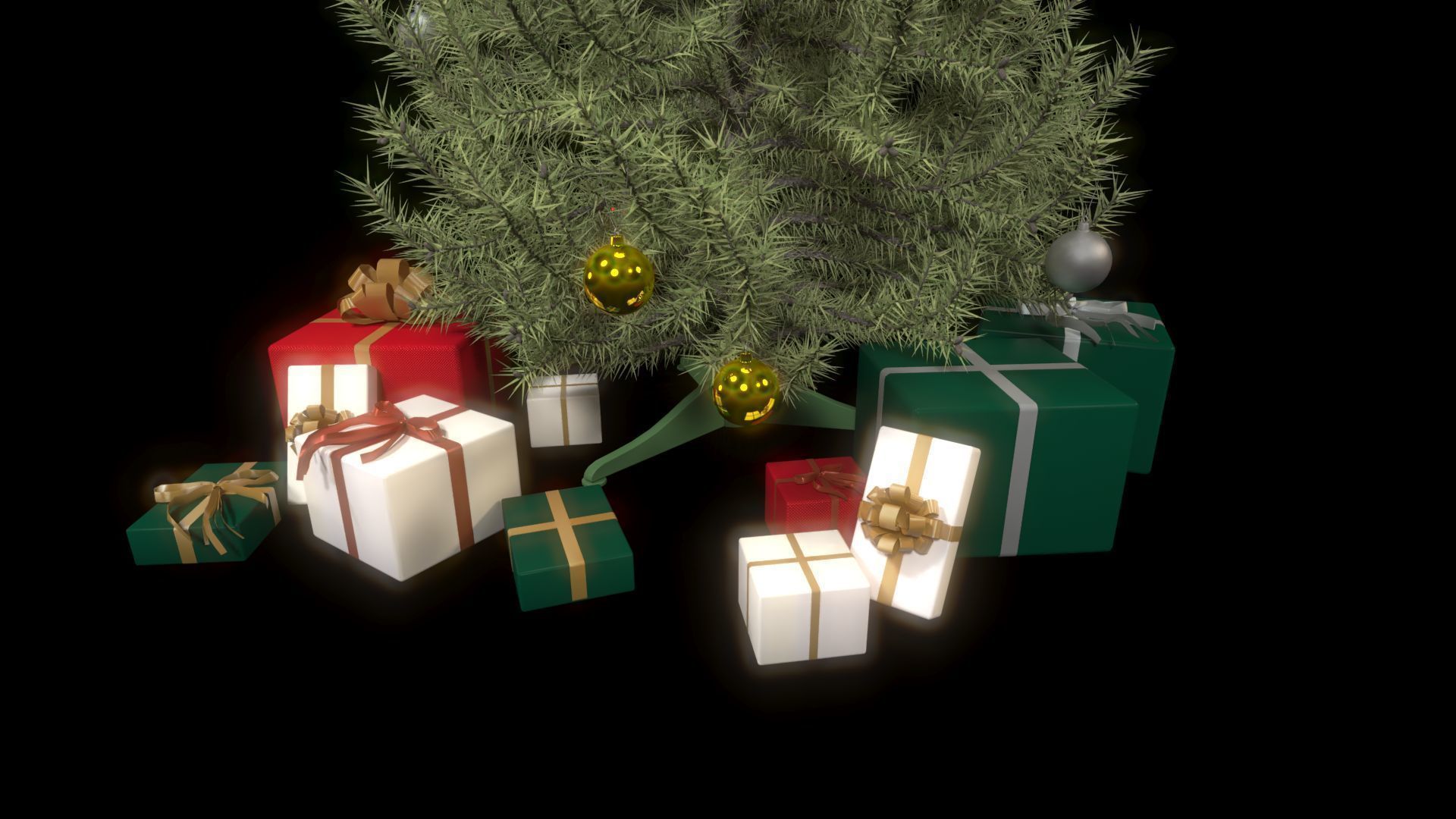 Christmas Tree 3D model_1