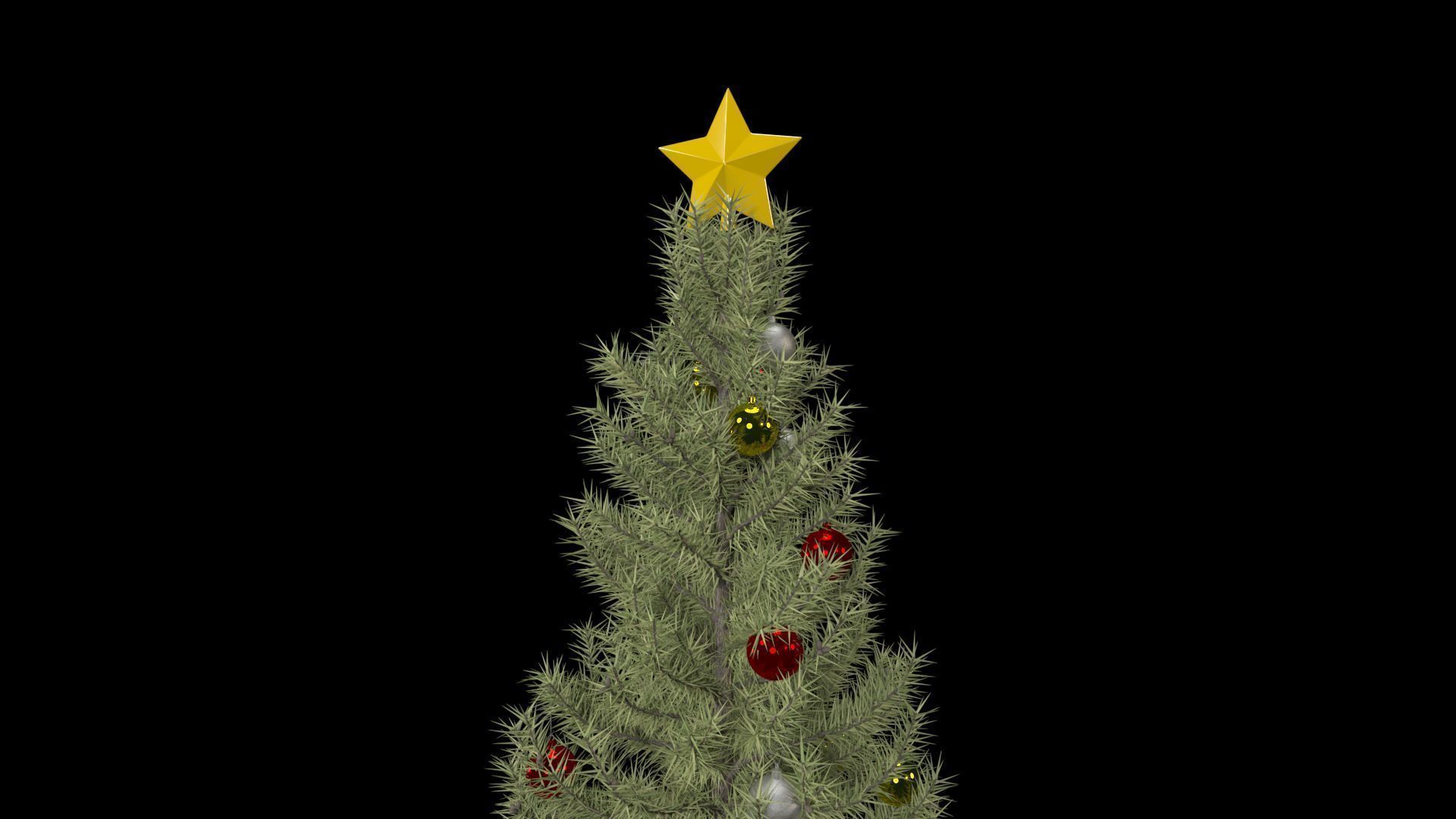 Christmas Tree 3D model_4