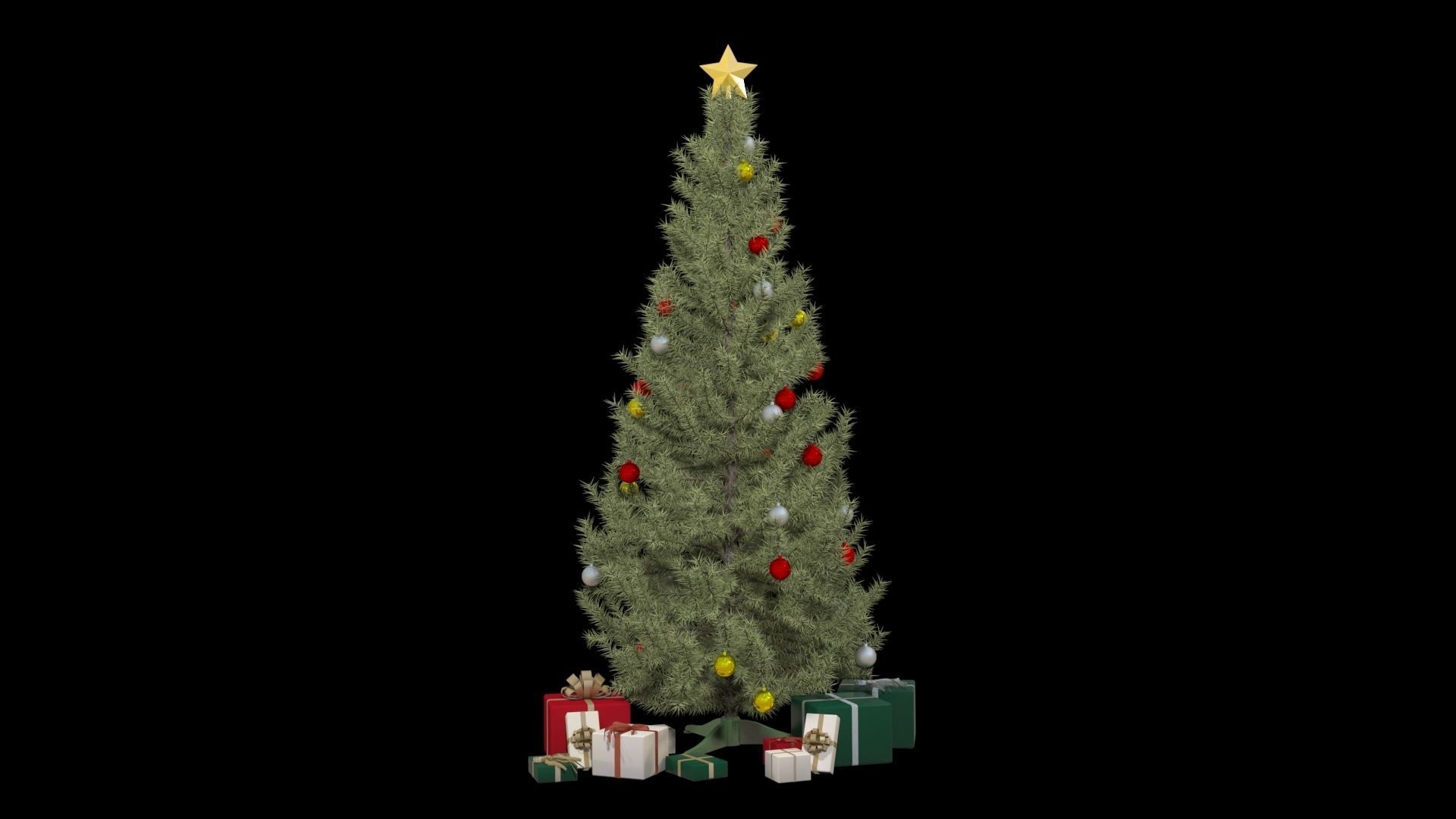 Christmas Tree 3D model_5