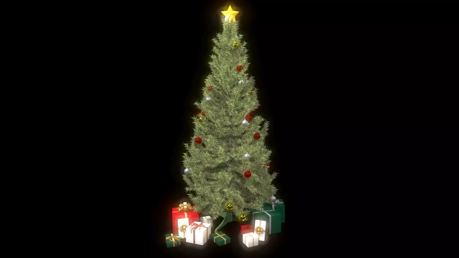 Christmas Tree 3D model_0