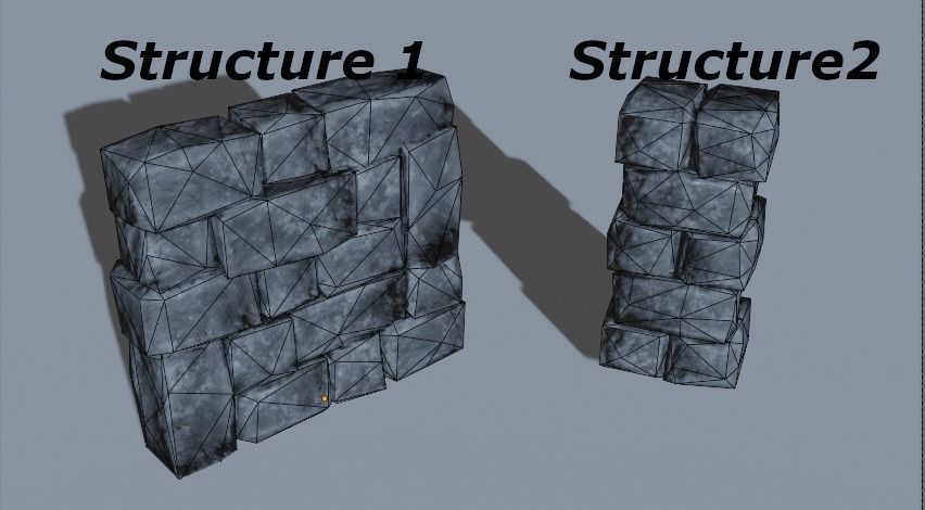 Low-poly ancient ruin pack Low-poly 3D model_2