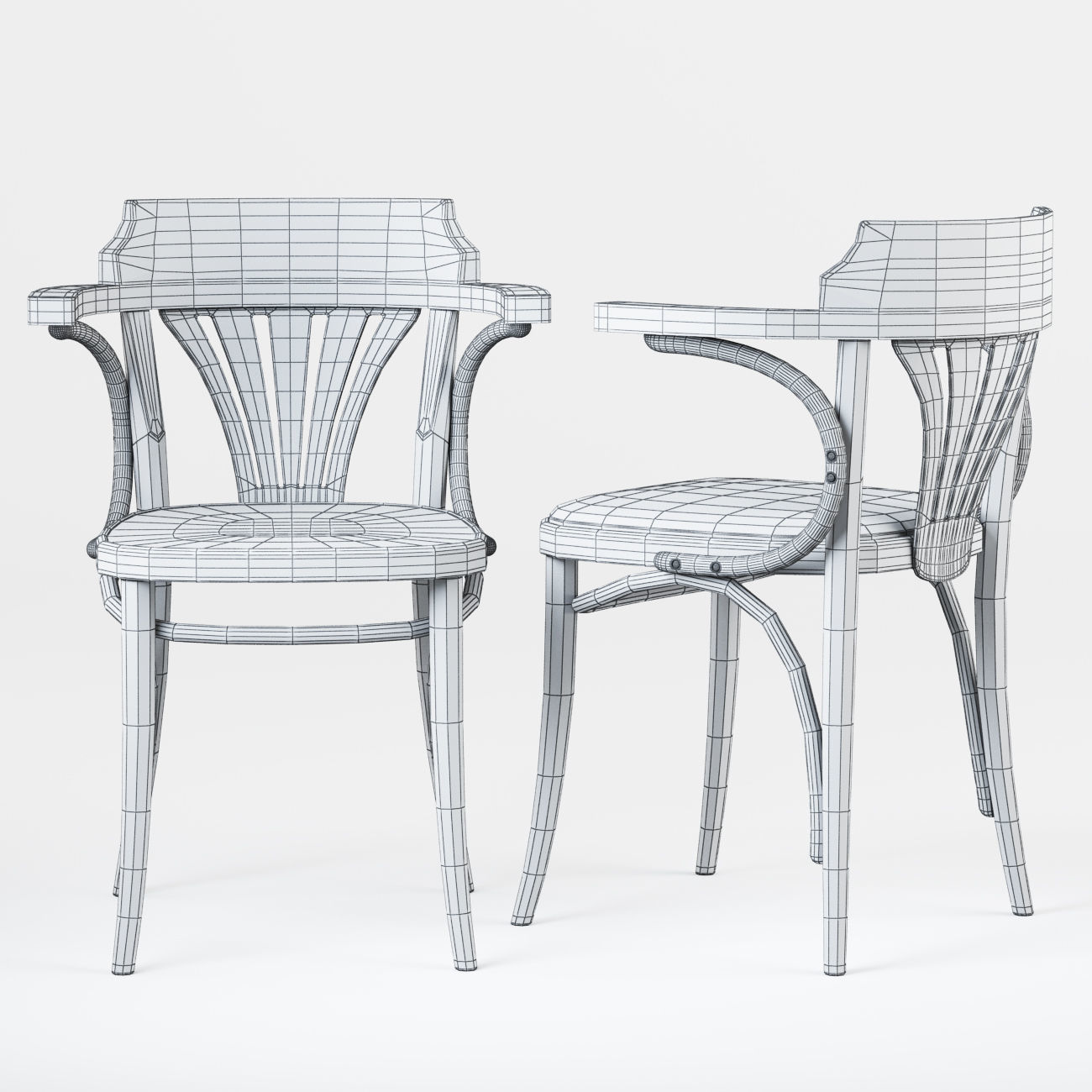 Armchair 25 3D model_2