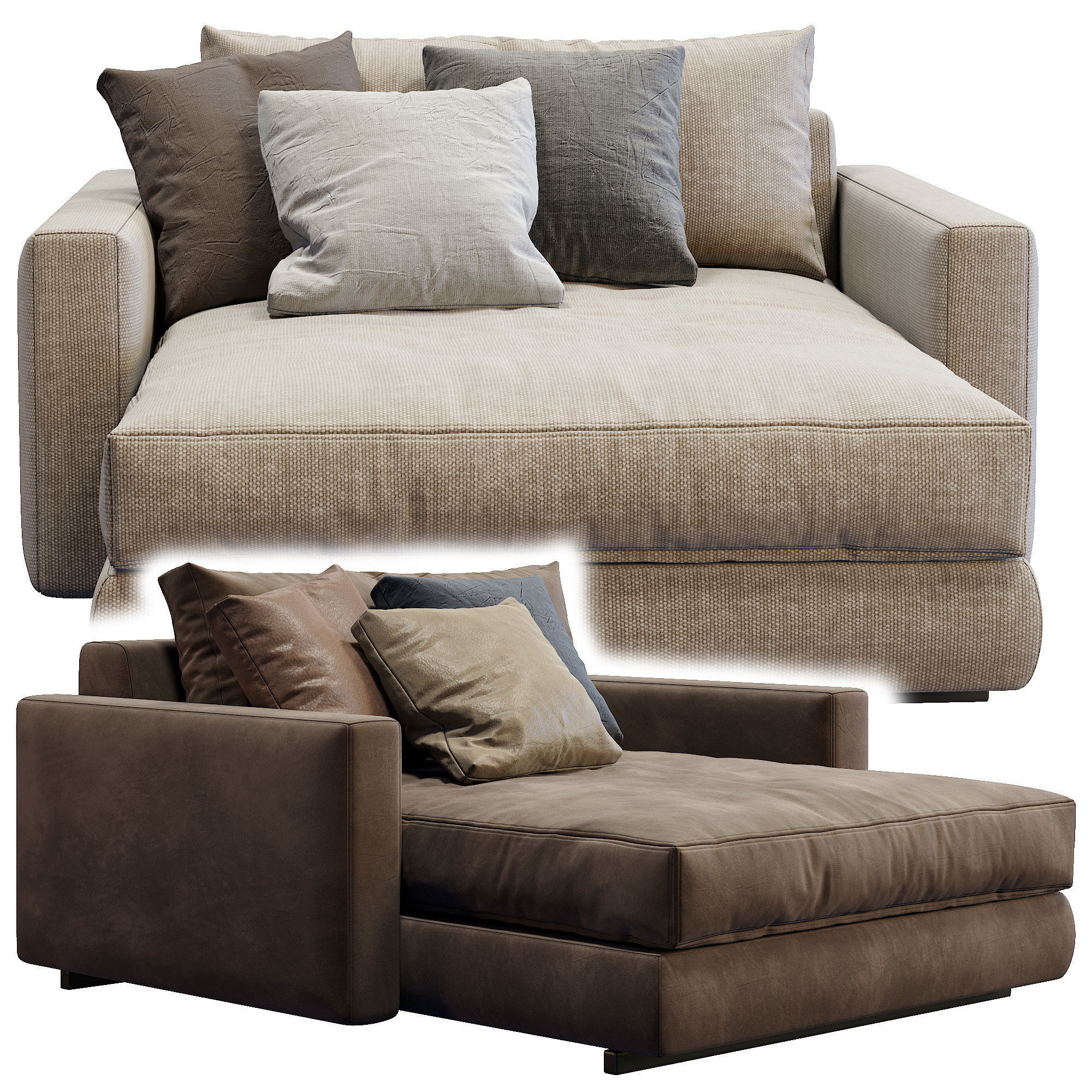 Ferlea Simple 2 color version 3D model_2