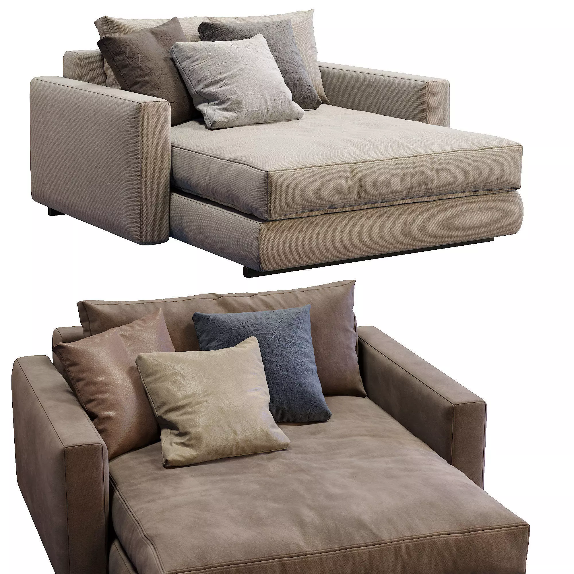 Ferlea Simple 2 color version 3D model_0