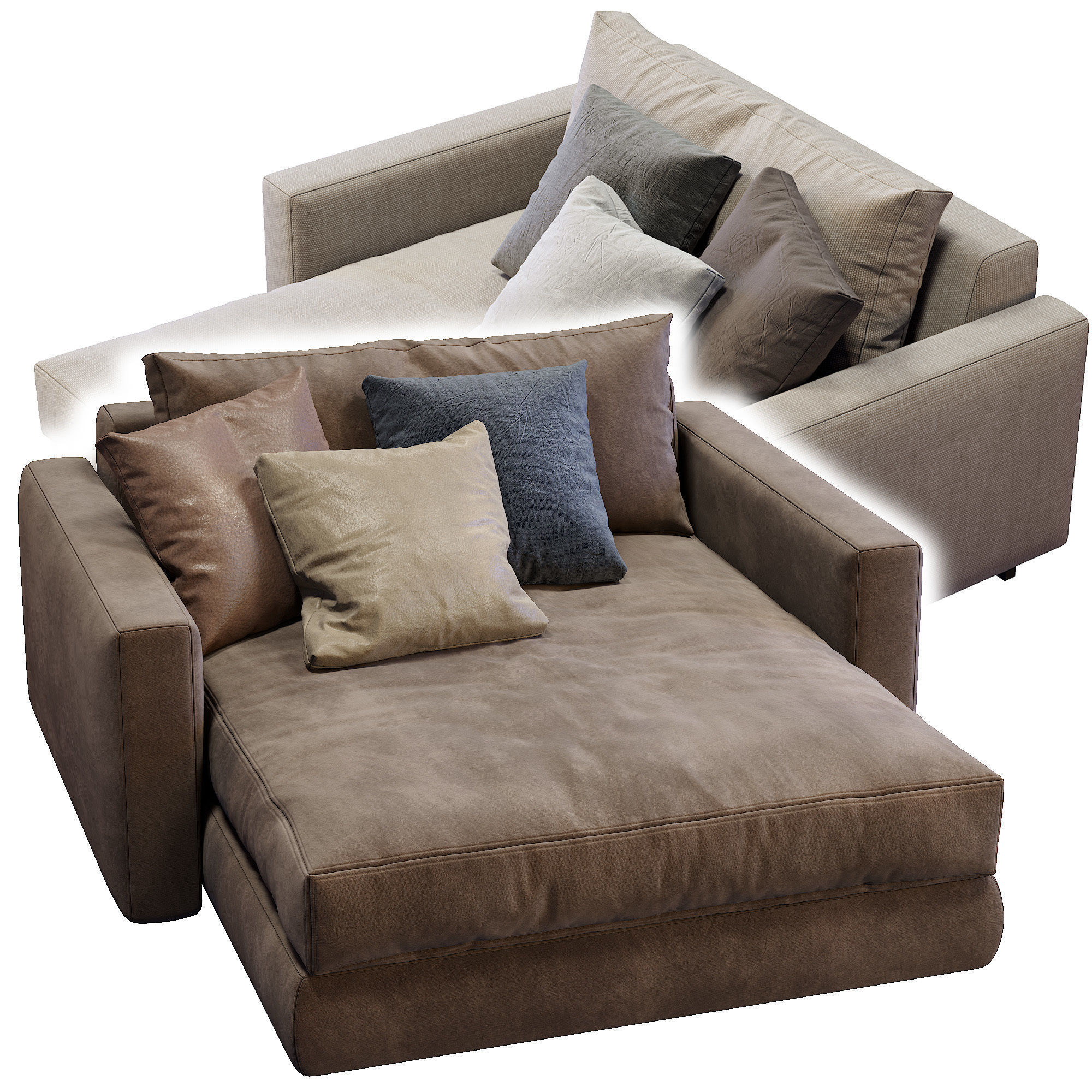 Ferlea Simple 2 color version 3D model_3