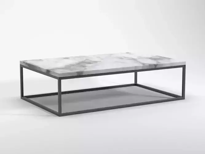 Cassius Coffee Table Low-poly 3D model