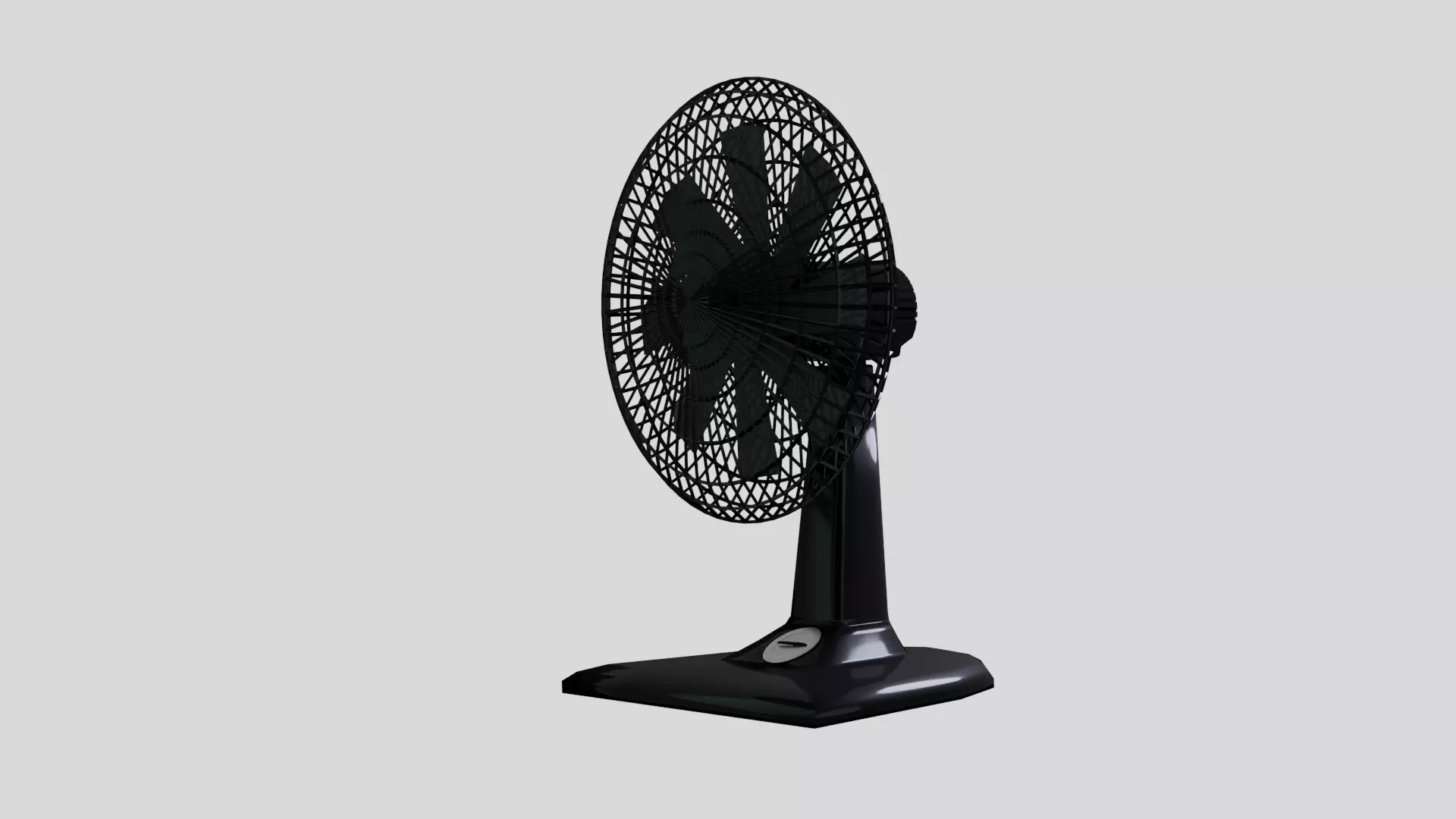 Table Fan  3D model_0