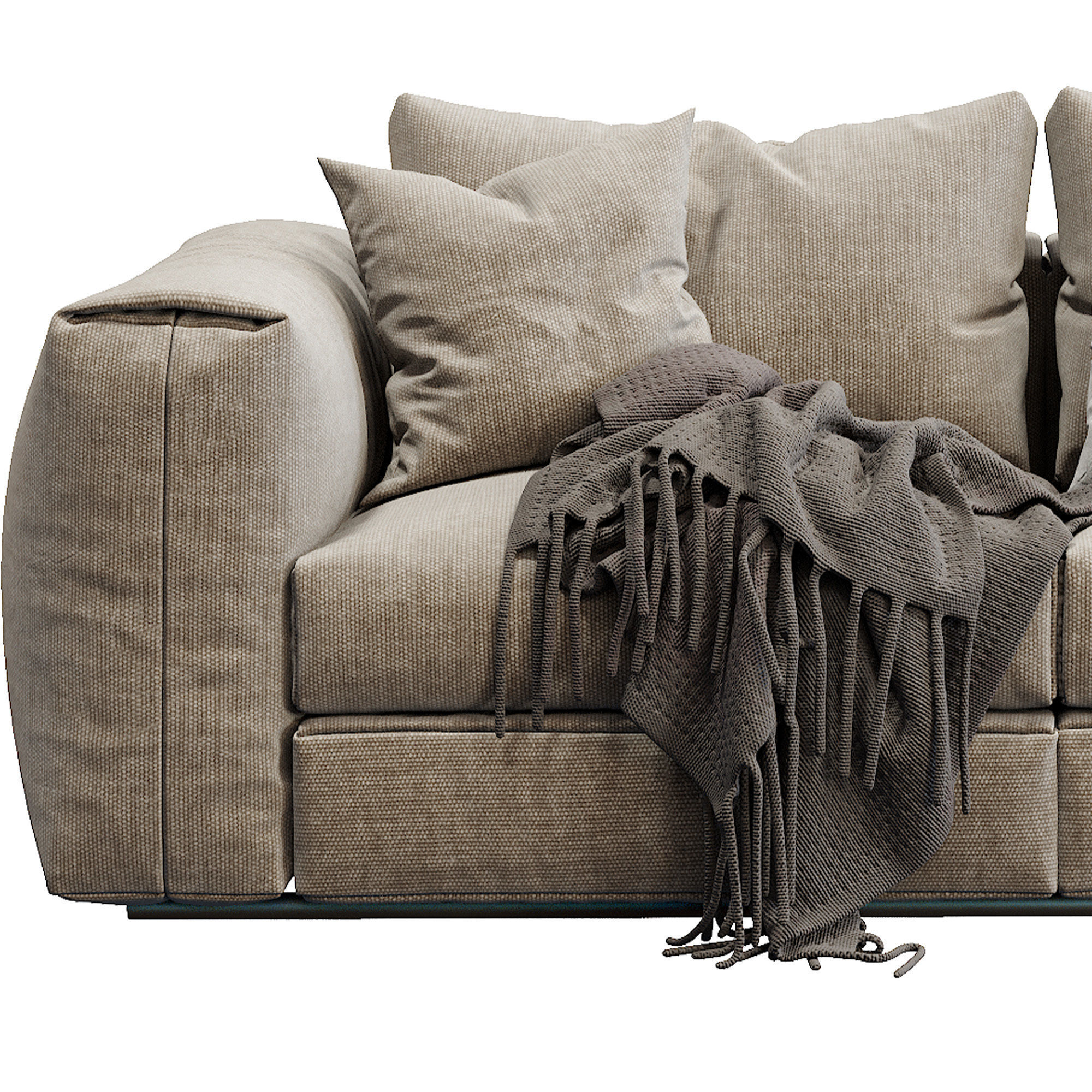 Flexform Sofa Asolo 2 color version 3D model_2