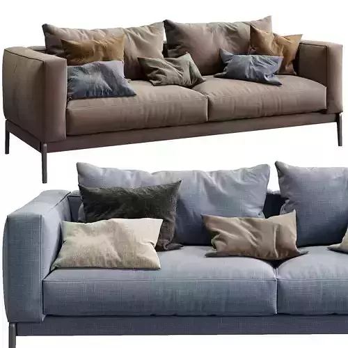 Flexform Sofa Romeo 2 color version