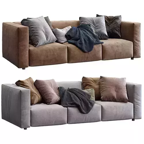 Prostoria Sofa Match 3 2 color version 3D model