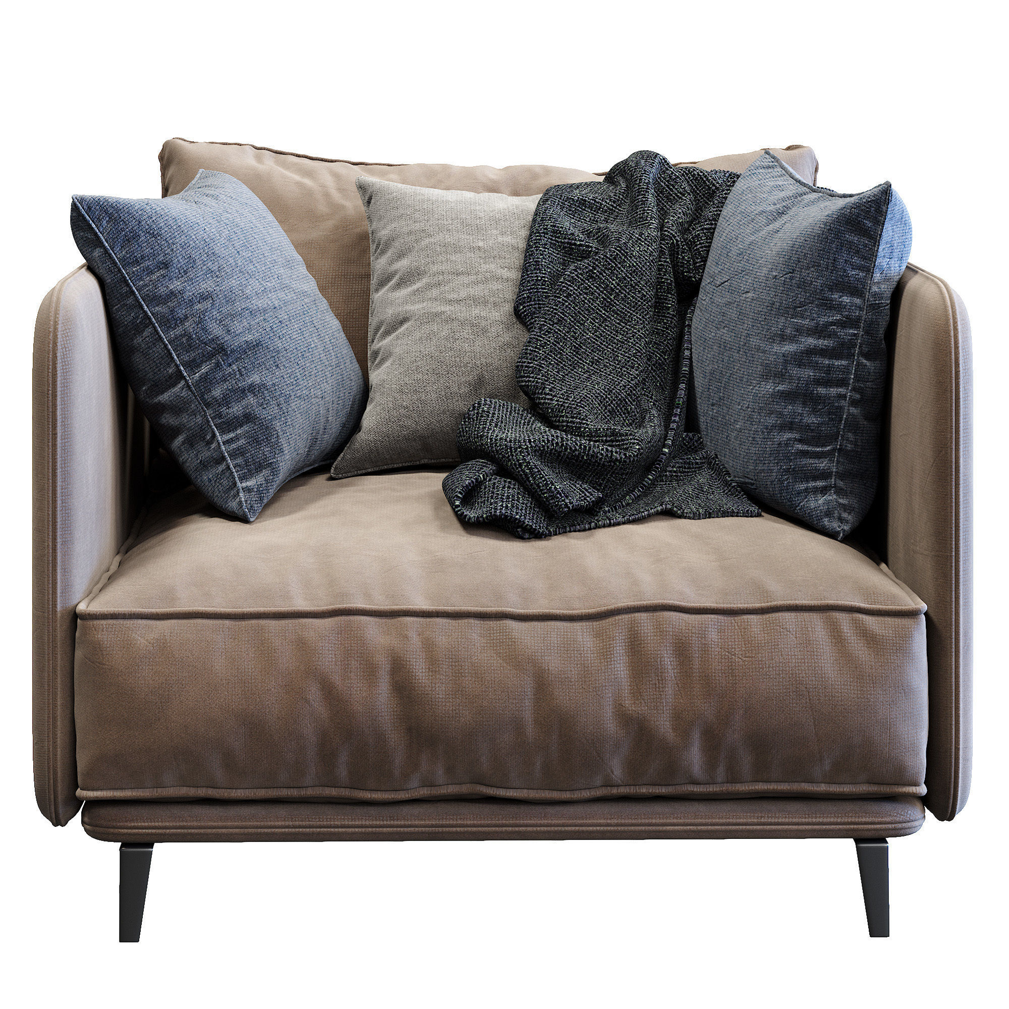 Armchair K2 By Arflex 3D model_1