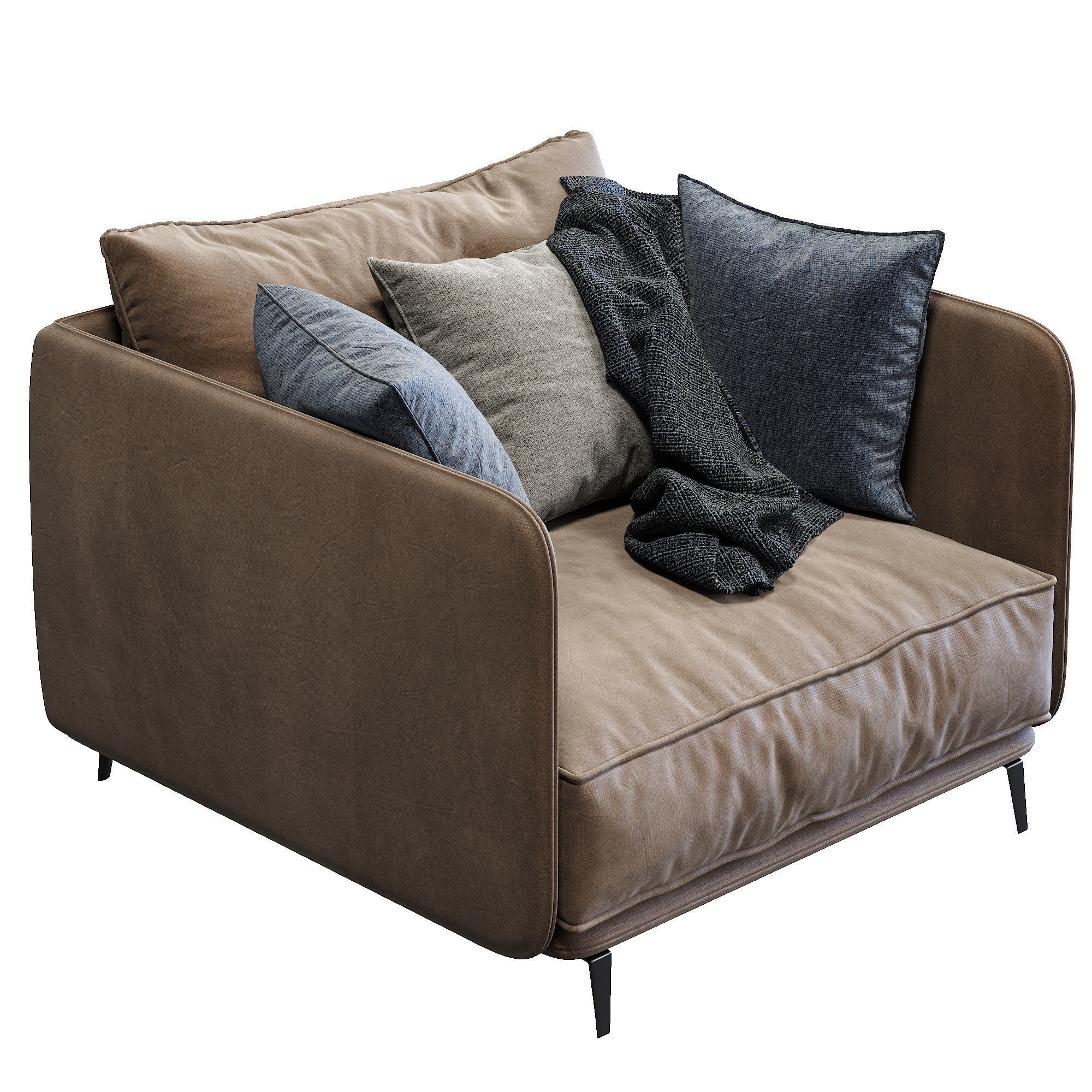 Armchair K2 By Arflex 3D model_2