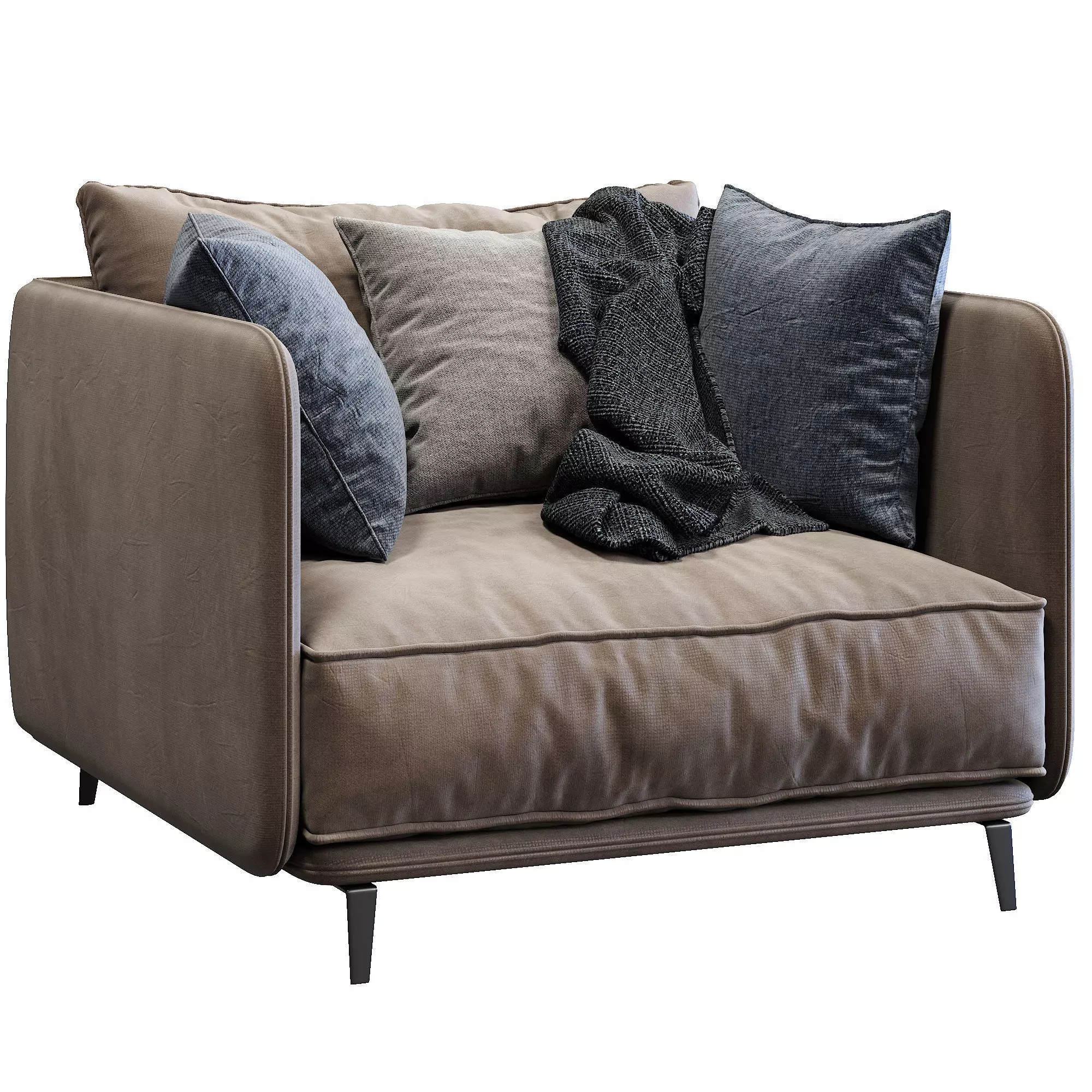 Armchair K2 By Arflex 3D model_0