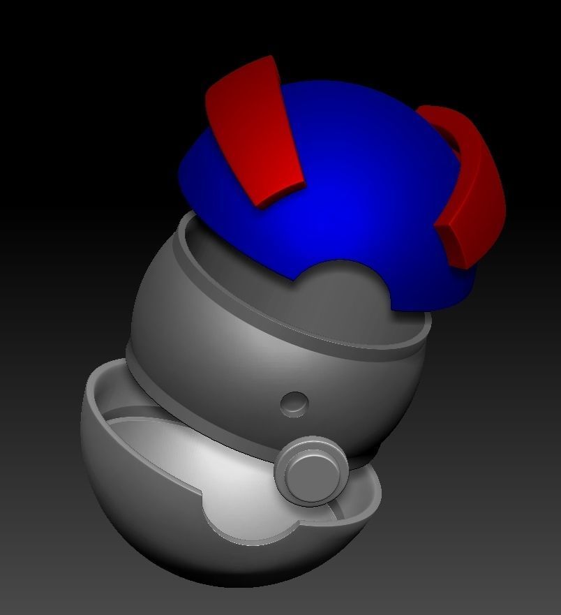 Pokeballs bomb 3D print model_20