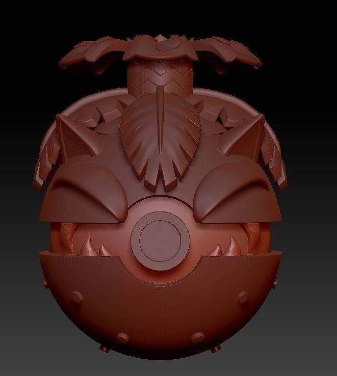 Pokeballs bomb 3D print model_5