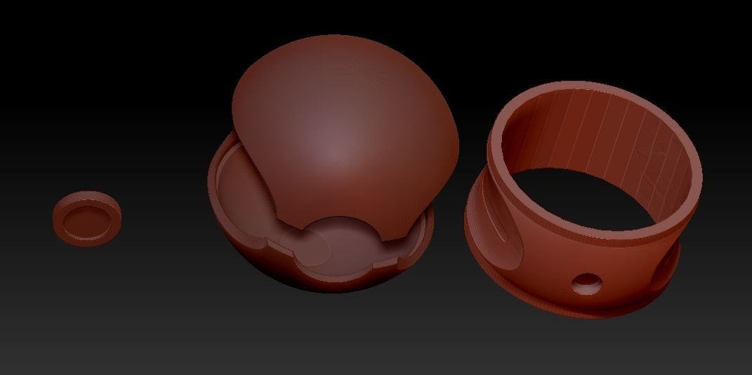 Pokeballs bomb 3D print model_13