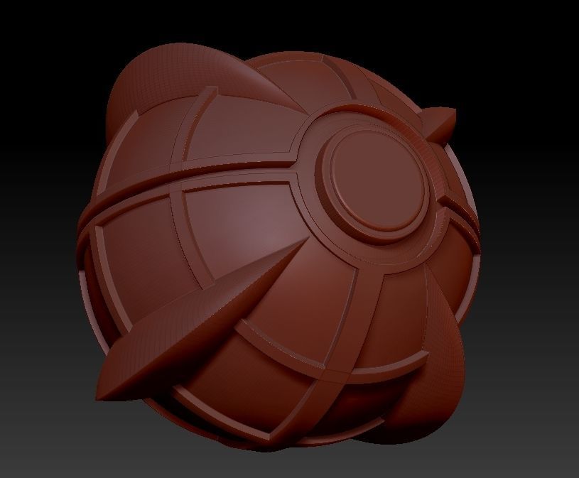 Pokeballs bomb 3D print model_3