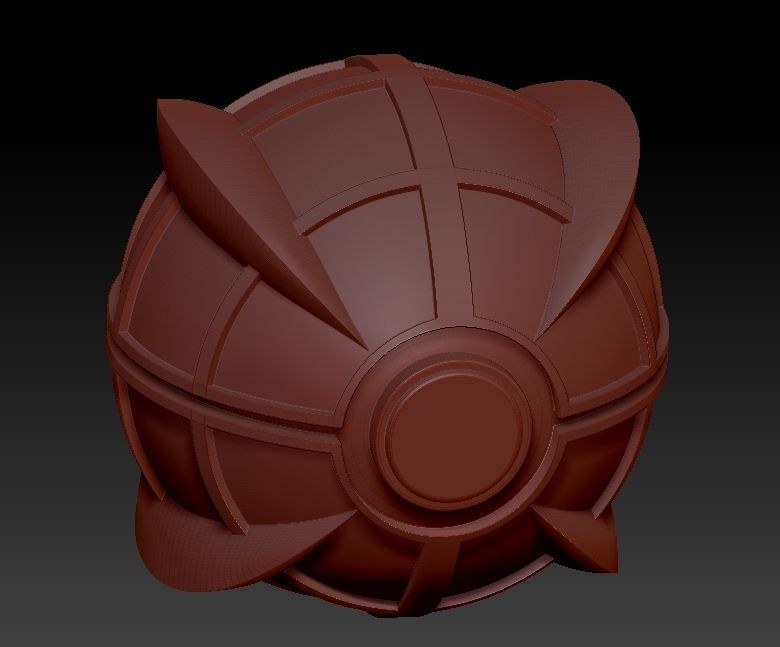 Pokeballs bomb 3D print model_2