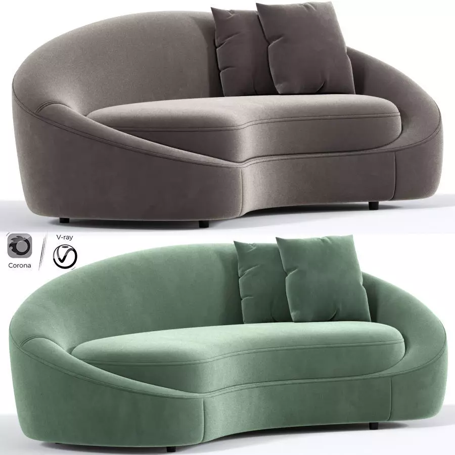Goleta Sofa 3D model_0