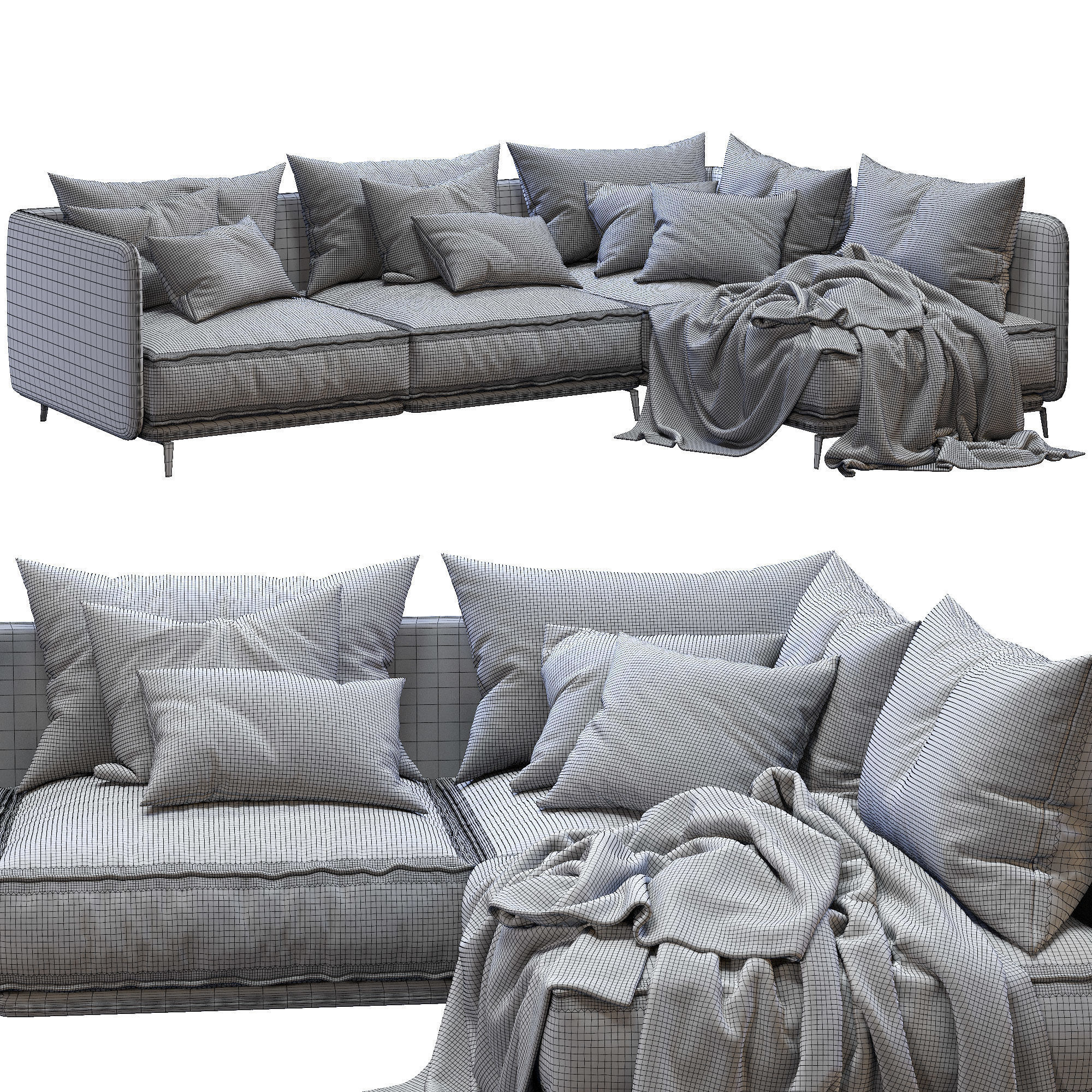 K2 By Arflex 3D model_4