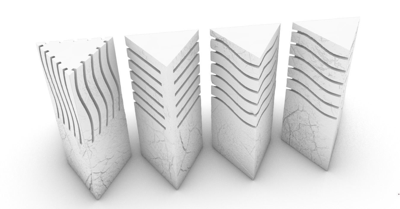 Elemental Stones from 5th element  3D print model_1