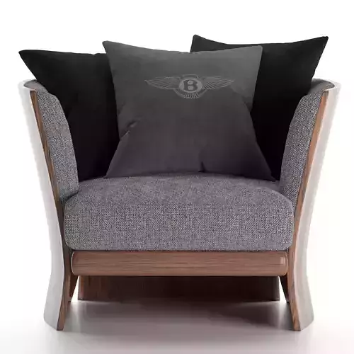 Bentley Home Newent Armchair 3D model