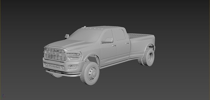 Dodge Ram 3500 2020 Body For Print  3D print model 3