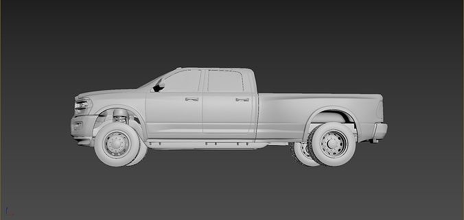 Dodge Ram 3500 2020 Body For Print  3D print model 4