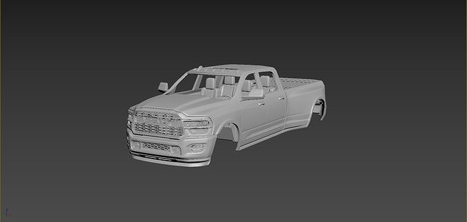 Dodge Ram 3500 2020 Body For Print  3D print model 6