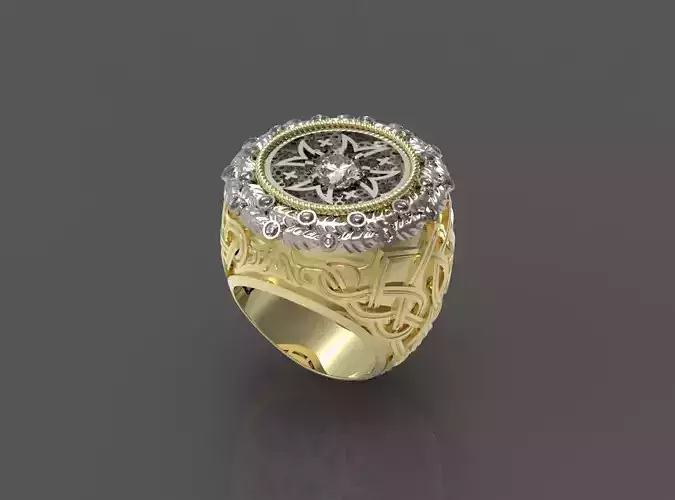 MAN RING MALTIC CROSS N -181
