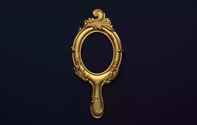 Frame mirror 3D model 06 3D print model